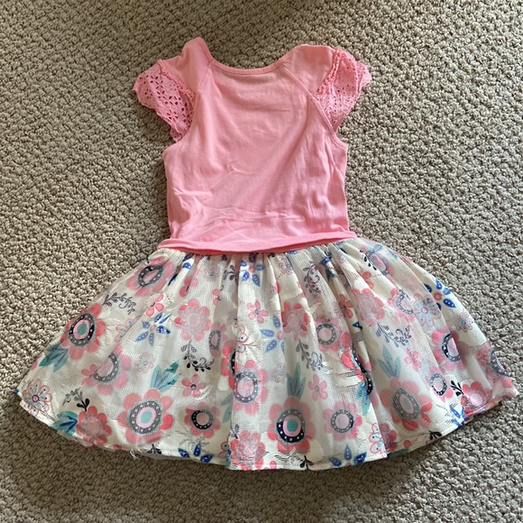 Rare Like New Elena of Avalor Dress with Floral Poufy Lace Skirt-Size 6 - Picture 5 of 6